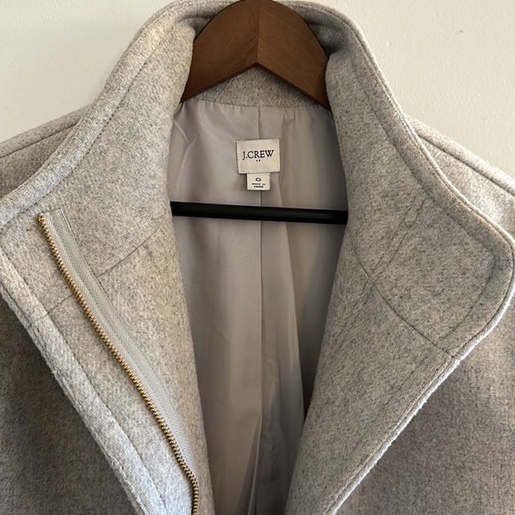 JCREW FACTORY - Women’s City Coat in Heather Dusk - Size 0 - Picture 3 of 6